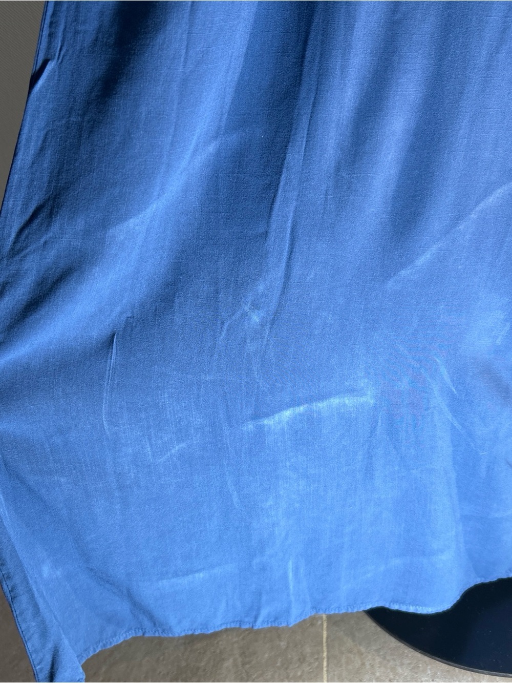 Dokotoo size L Wide Leg Smocked Waist Pants - Blue - Picture 4 of 8